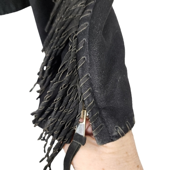 DOUBLE D RANCH SUEDE LEATHER EMBROIDERED FRINGED JACKET - Picture 7 of 11